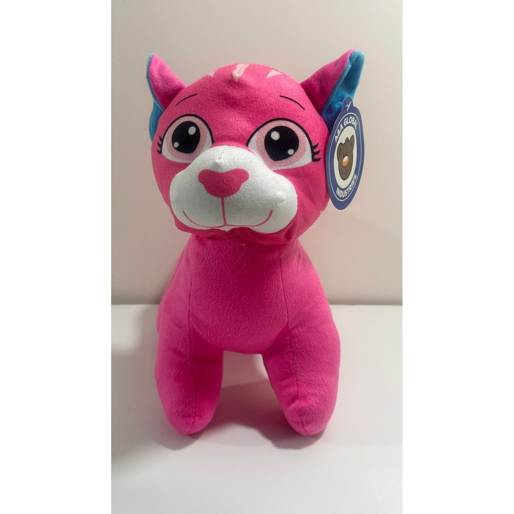 A&A Global Industries Pink Plush Cat